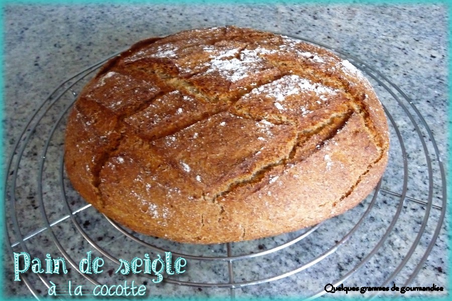 pain de seigle à la cocotte