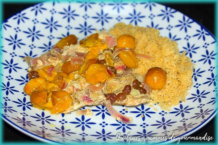 recette de tajine de poulet aux mirabelles