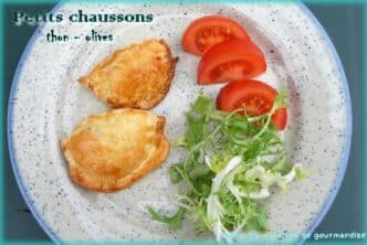Petits chaussons thon - olives