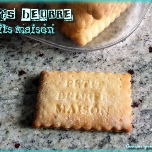 Petits beurre maison