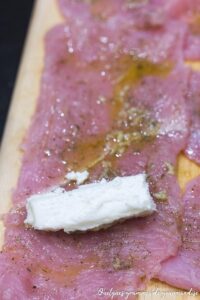 Roulade de dinde au chèvre