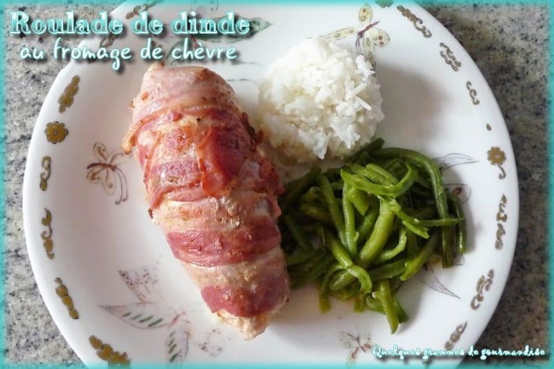 roulade dinde fromage chevre