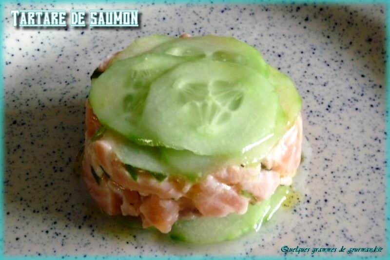 tartare de saumon