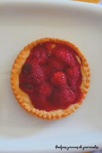Tartelettes aux fraises cuites