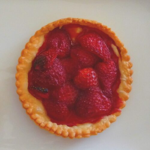 Tartelettes aux fraises cuites