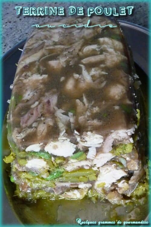 Terrine de poulet au cidre