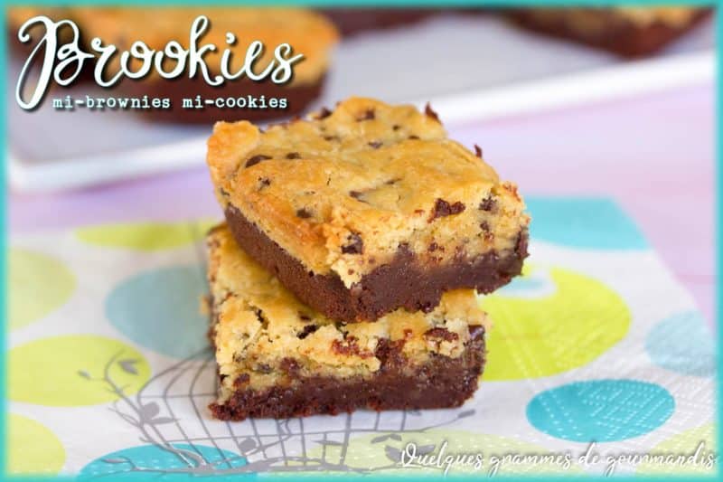 Brookies mi-brownies mi-cookies