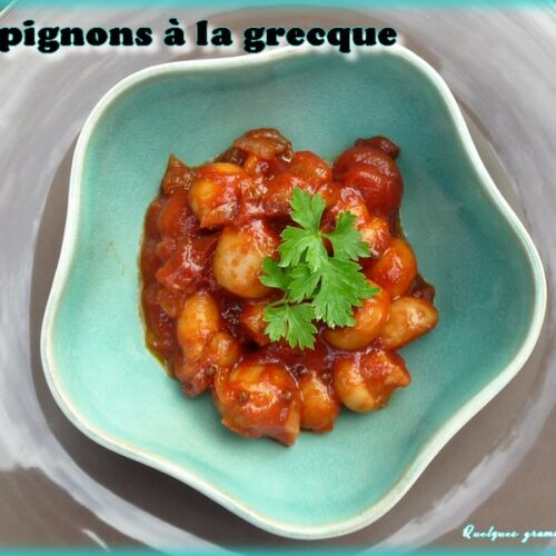 champignons à la grecque