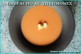 gazpacho au Thermomix