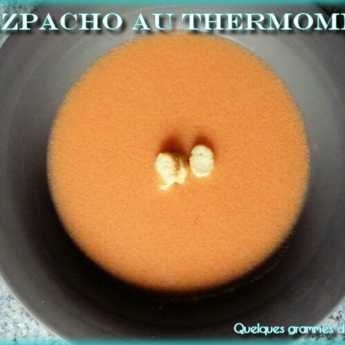 gazpacho au Thermomix