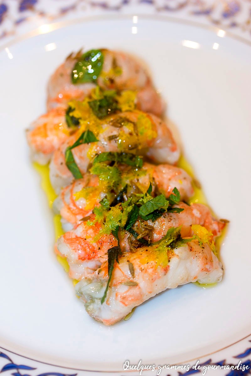 Langoustines aux 5 saveurs