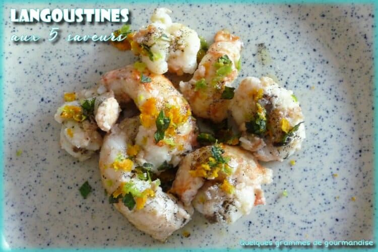 langoustines aux 5 saveurs
