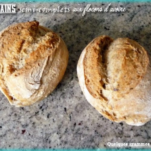 petits pains aux flocons d'avoine