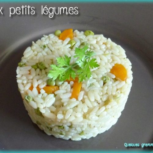 riz aux petits légumes