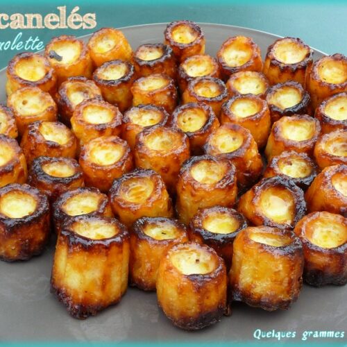 mini canelés chorizo mimolette
