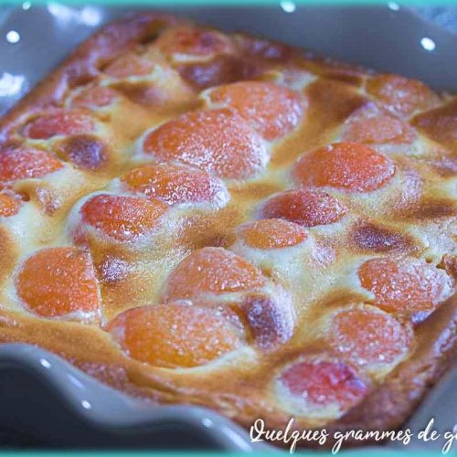 recette de clafoutis aux abricots