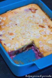 clafoutis aux prunes et aux amandes