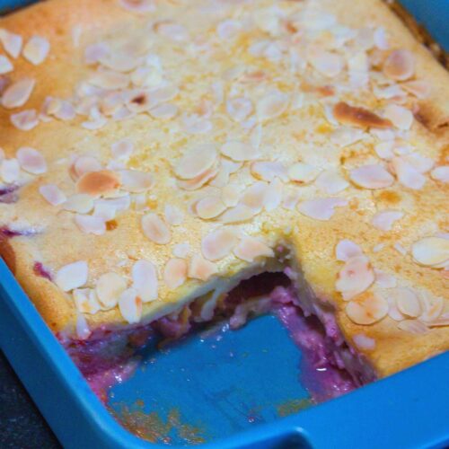 clafoutis aux prunes et aux amandes