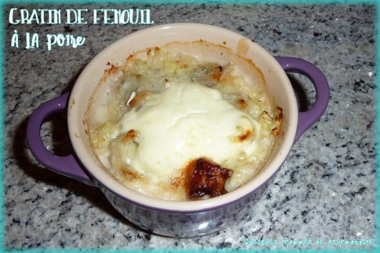 gratin de fenouil à la poire