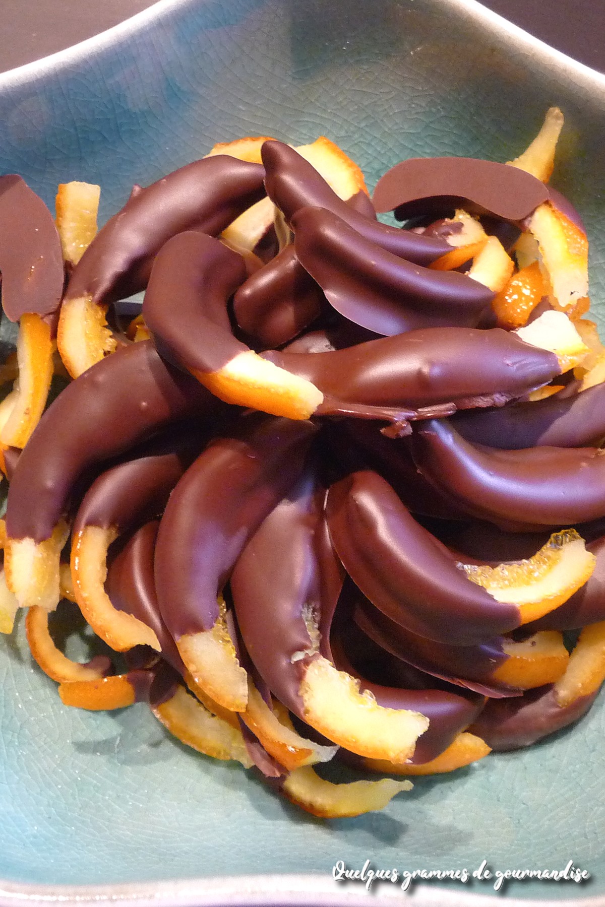 Orangettes au chocolat