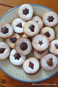 sablés à la confiture ou au Nutella