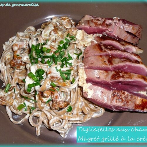 tagliatelles aux champîgnons