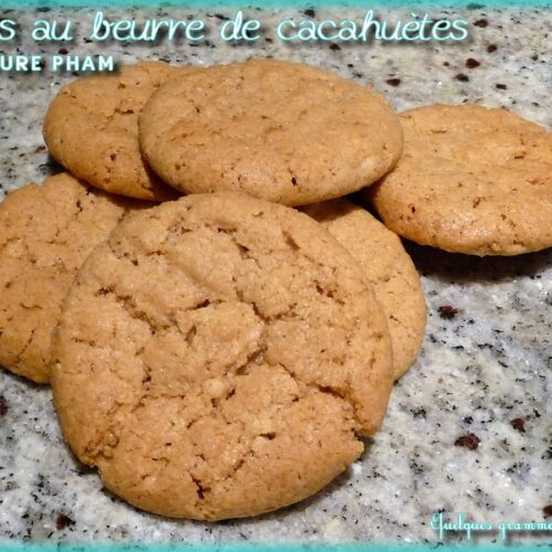 cookies au beurre de cacahuètes d'Anne-Laure Pham