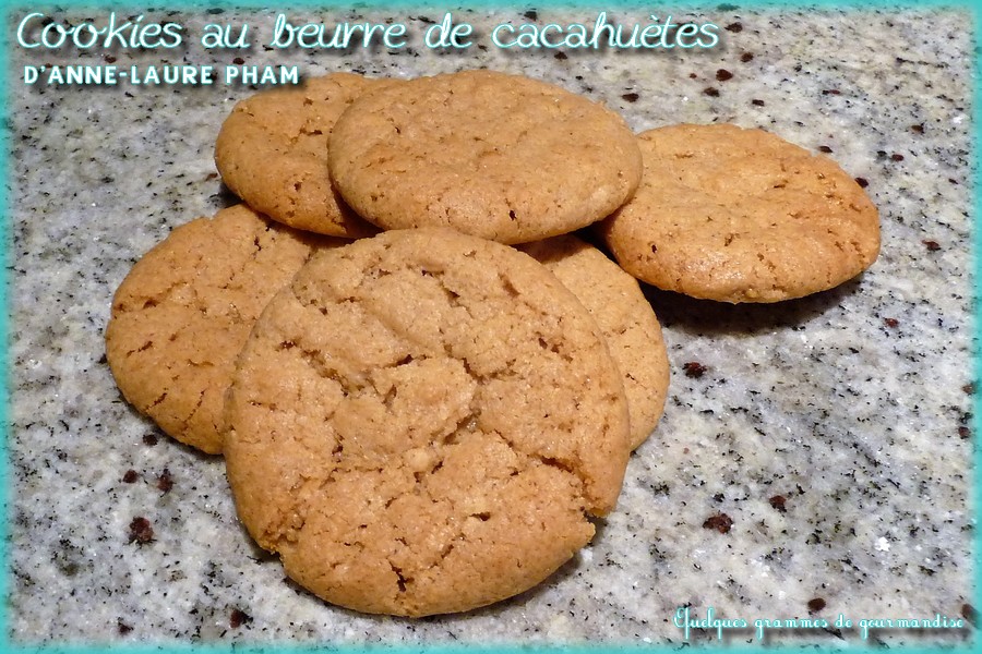 cookies au beurre de cacahuètes d'Anne-Laure Pham