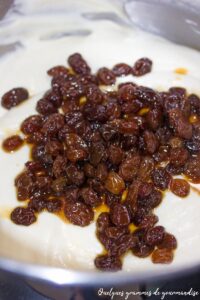 Gâteau lorrain rhum raisin