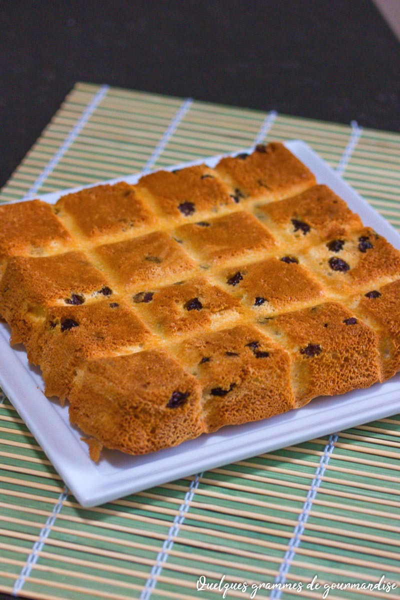 Gâteau lorrain rhum raisin