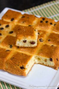 Gâteau lorrain rhum raisin