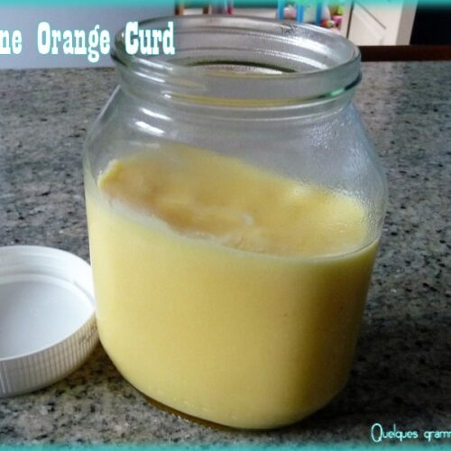 clémentine orange curd