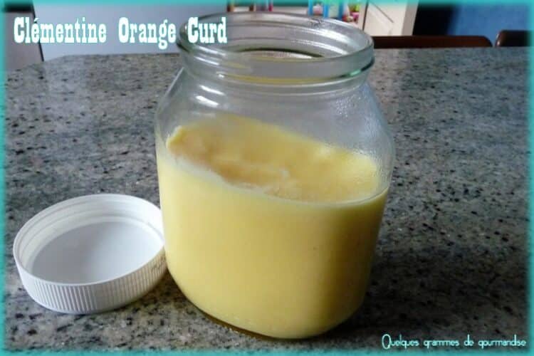 clémentine orange curd