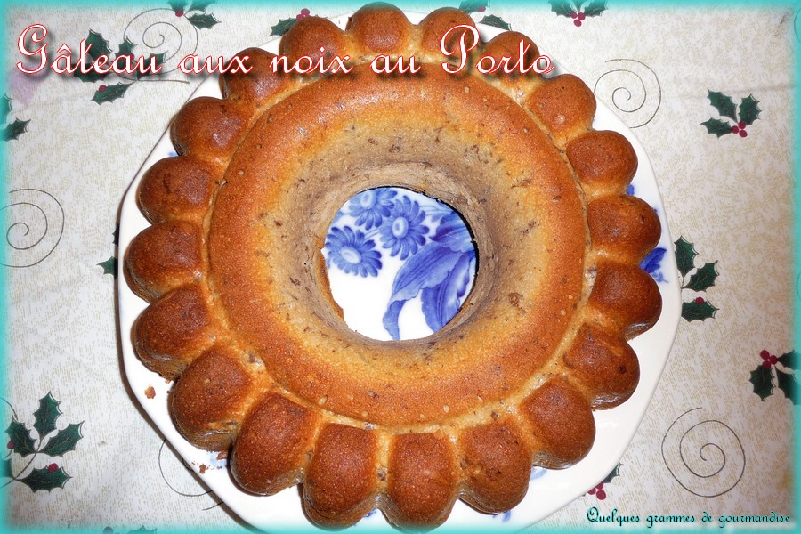 gâteau aux noix au Porto