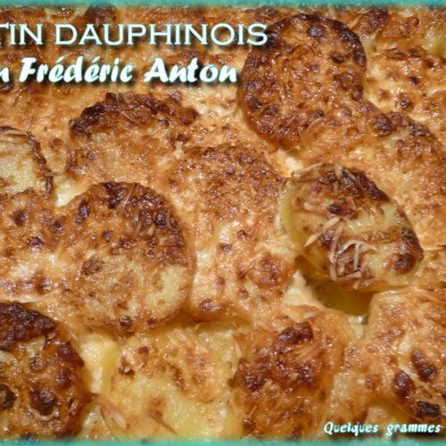 gratin dauphinois façon Frédéric Anton