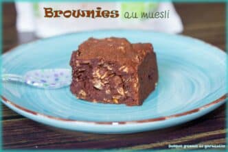 recette de brownies de Cyril Lignac au muesli