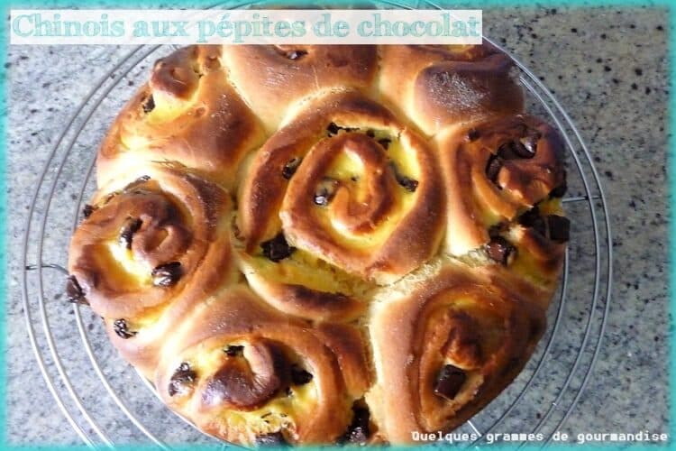 chinois aux pépites de chocolat