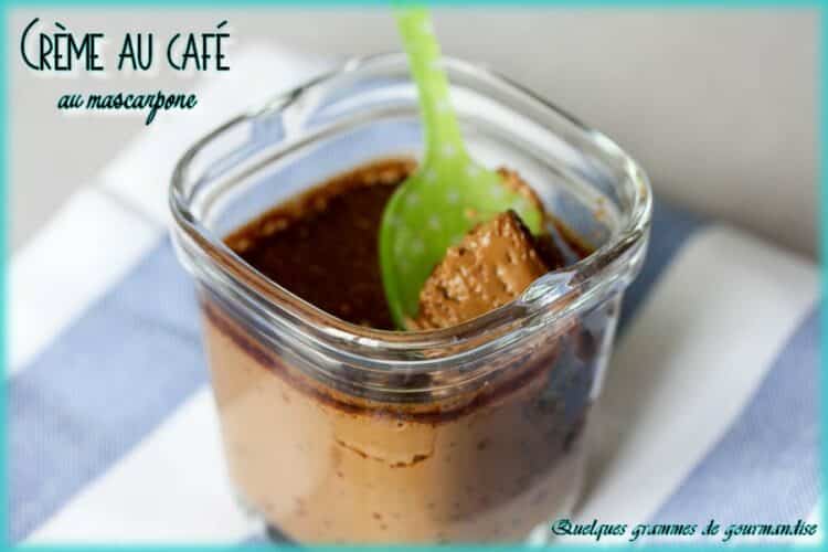 crème au café au mascarpone