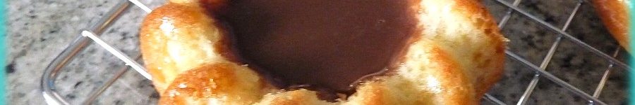 Gâteau au yaourt coulis chocolat