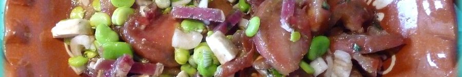 salade de fèves fraîches