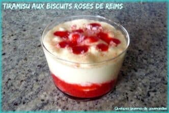 tiramisu aux biscuits roses de Reims