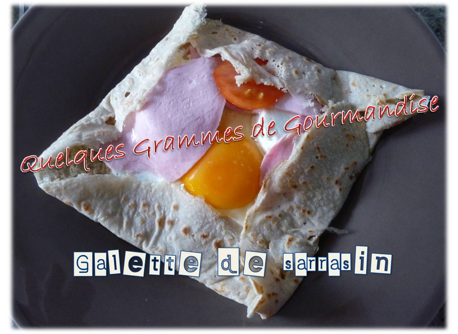galette oeuf chèvre