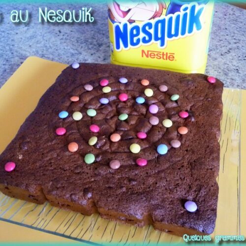 gâteau au Nesquik
