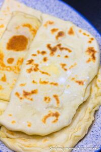Naans bacon fromage