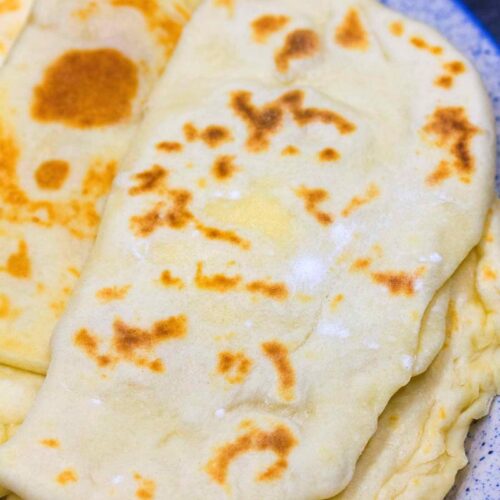 Naans bacon fromage