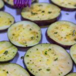 Aubergines ail basilic à la plancha
