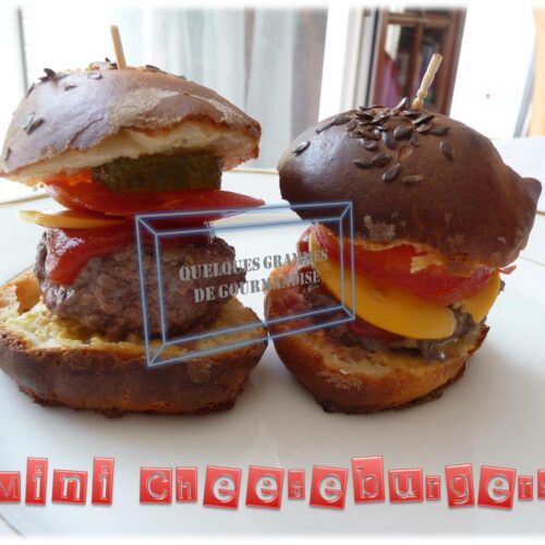 mini cheeseburgers