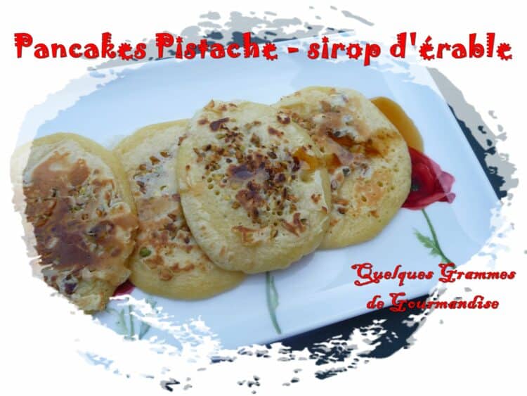 Pancakes pistaches