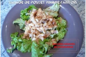 salade de poulet mariné