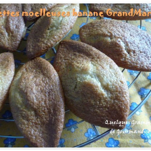 navettes moelleuses banane Grand-Marnier